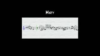 🎼Misty - Roy Eldridge/Trompeta #transcription #playalong #sheetmusic