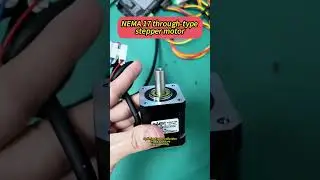 NEMA 17 through-type stepper motor #stepper_motor #automobile #cncmill #cnc #motor