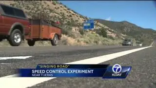 'Singing road' built near Tijeras