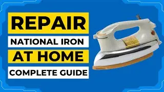 how to repair national iron at home | national iron repairing | national iron thermostat setting