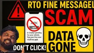 &ldquo;New SCAM Alert Tamil 🚨 RTO Fine Message Fake! | Data Theft Using APK | BiN&rsquo;s MoToR Tamil&rdquo;