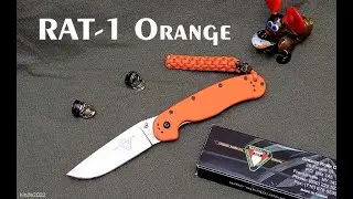 Ontario RAT-1 Orange folding knife
