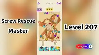 Screw Rescue Master Level 207 Walkthrough 🔩🧩 | Go Answer