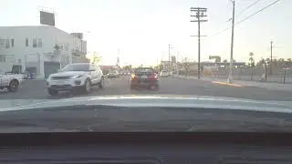 Driving In Midcity (Los Angeles) California