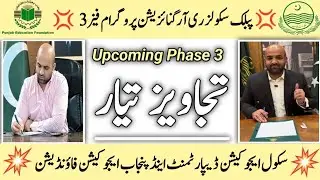 Phase 3 suggestions to PEF