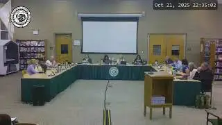 2025-10-21 School Committee Meeting