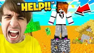 Secretly Turning Everything To LAVA - Minecraft