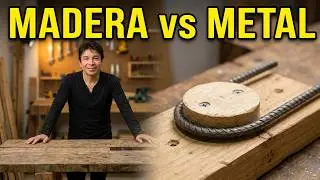 COMO DOBLAR METAL CON MADERA MUY FACIL: Se Puede Dar Forma Al Fierro Con Madera Varilla - Luis Lovon