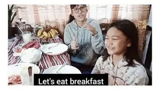 MUKBANG Breakfast | Sign Language #FoodsSignLanguage #LapinidSisters