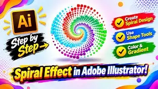 Spiral Effect in Adobe Illustrator &ndash; Transform & Gradient Magic