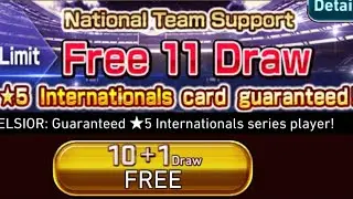 PES Card Collection National Team Support Free 11 Draw - Alt Account #shorts