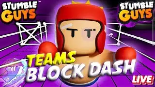 🔴 STUMBLE GUYS LIVE | BLOCK DASH TEAM | Road to CC | 100 Subscribers 🚀#stumbleguyslive #stumbleguys