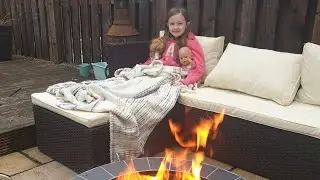 Day 19 - Emily's Diary! EASTER CRAFTS & FIREPIT / TOASTING MARSHMALLOWS!