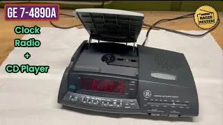 The GE Clock Radio that Plays CDs  [ GE 7-4890a Radio Review ]