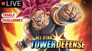 🔴 LIVE - Roblox ALL STAR TOWER DEFENSE X - Trials - Challenges - Story
