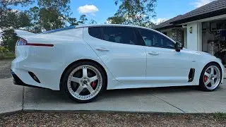 2022 STINGER GT with Simmons FR1 20x8.5 & 20x9.5 & 245/35/20 & 275/30/20 Bridgestone Adrenalin S003