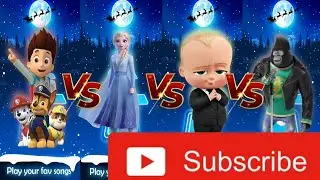 Paw patrol 🆚️ Frozen 🆚️ The Boss Baby 🆚️ Sing