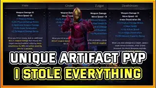 ARTIFACT WEAPONS ARE INSANE... This is what End Game Dark and Darker Looks Like!