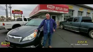 Pro Muffler & Brake: Client Testimonial - John K.