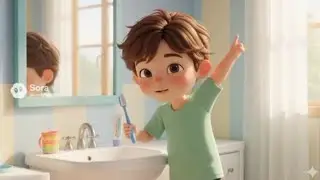 B&uuml;rste, b&uuml;rste, b&uuml;rste deine Z&auml;hne 🦷 &ndash; Deutsches Zahnputzlied f&uuml;r Kinder | Lustiges Lernlied | 🪥✨