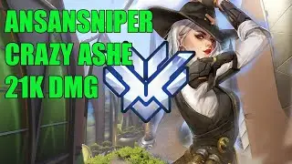 ANSANSNIPER CRAZY ASHE GAMEPLAY 21K DMG - TOP 500 OVERWATCH SEASON 25