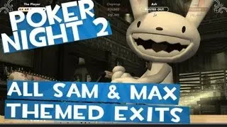 Poker Night 2 - All Sam & Max Themed Special Elimination Animations (Max)