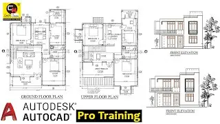Project 135 | Full Course Free of Cost 😱 | AutoCAD Elevation & Section | Career Hacks