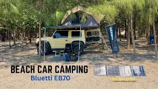 Beach Car Camping Jimny Fest 2023  - JB74 - Bluetti EB70S - 028