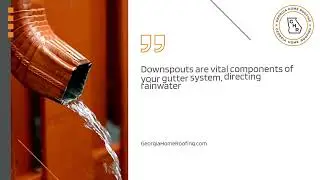 How a Downspout Protects Your Foundation from Costly Damage | Georgia Home Roofing