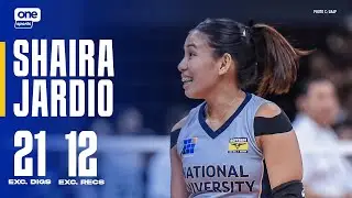 Jardio COMES OUT WITH 21 EXC. DIGS for NU vs. DLSU | UAAP SEASON 87 WOMEN&rsquo;S VOLLEYBALL | HIGHLIGHTS