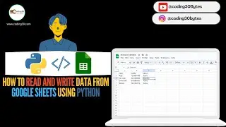 how to Read and Write data from google sheets using Python | 