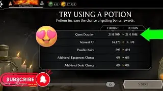 Quest Mode Time Hack using Caro's Guidance Equipment in Mortal Kombat Mobile|| #subscribe