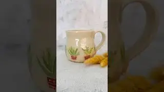 Hand-made mug #handceramics #ceramicdecor #handmademug