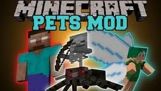 Minecraft: PETS MOD (призыв спутников, уникальные способности) Familiars Mod Showcase
