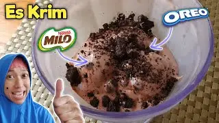 Es Krim Milo Oreo ♥ Gampang dan Mudah Bikinnya | Asti Kunyit - Bunda Aqilla Eps 41