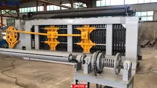 Экспорт оборудования для производства тяжелой габионной сетки в Мавританию/Gabion mesh machine