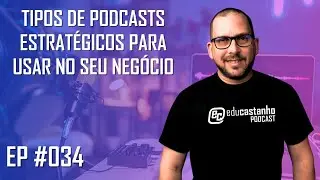 TIPOS DE PODCASTS ESTRAT&Eacute;GICOS PARA USAR NO SEU NEG&Oacute;CIO | Edu Castanho Podcast #034