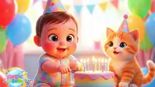 Happy Birthday Dear Baby 🎂 | Cute Birthday Song for Babies & Toddlers
