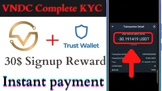How To Join & Gets Reward VNDC Airdrop | VNDC wallet Reward 200000 Coin Free | VNDC KYC verification