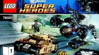 LEGO Batman LEGO Super Heroes Tumbler Chase 76001 Instructions DIY Book 1