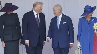 WATCH | Trump receives royal welcome in second state visit to the UK from King Charles III, Britain