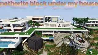 Netherite block under my house!