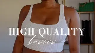 Where to Find High Quality Basics | H&M, Aritzia, Everlane | The Daily Seyi