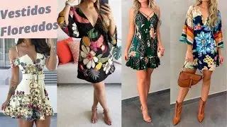 TENDENCIA EN VESTIDOS JUVENILES Y CORTOS CON ESTAMPADO FLORAL 👗SHORT DRESSES WITH FLORAL PRINT