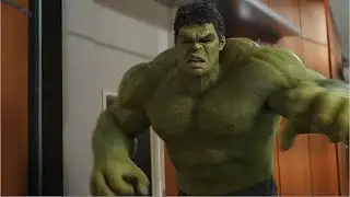 Hulk furious on Stairs Scene   Avengers
