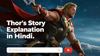 Thor 1 Full Story Explained |  Hindi | Marvel Origin Story of Thunder God ⚡🛡️