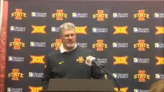 ISU football- Coach Paul Rhoads on Joel Lanning