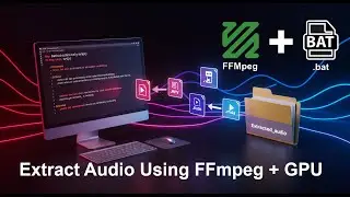 Extract Audio from Any Video Using FFmpeg + GPU | Batch Script Tutorial