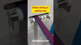 Do you know how to printing coating dotting silicone on elastic tapes,lace band,webbing band