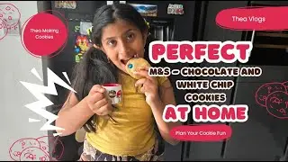 Thea Bakes 3 Easy Cookies 🍫 | M&M, Chocolate Chip & White Chocolate Cookies for Kids!#cookierecipe